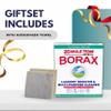 20 Mule Team Borax Detergent Booster and Household Cleaner Powder 4 lb Bundle with Microfiber Cloth - Boosts Detergent Power -Controls Odors - Softens Water - All-Natural Cleaning - (4 Items) view 3