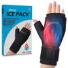 Wrist Ice Pack Wrap - Hot and Cold Gel Thumb & Hand Ice Pack Glove for Arthritis Relief | Microwavable & Freezer Safe, Dual Therapy for Carpal Tunnel, Tendonitis, Swelling, Targeted Relief for Hand view 1