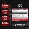5% Nutrition FullAF Pre-Workout | Stim-Free with Massive Pumps | L-Citrulline, L-Taurine, Nitrosigine, GlycerSize (Beach Blast) view 3