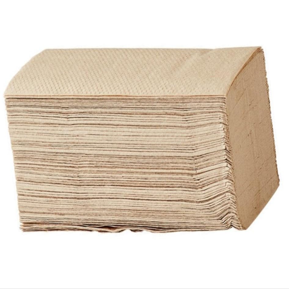 Multifold Paper Towels - 250 Sheets/Pack, 16 Packs/Case (Brown, 9.5 x 9.25)