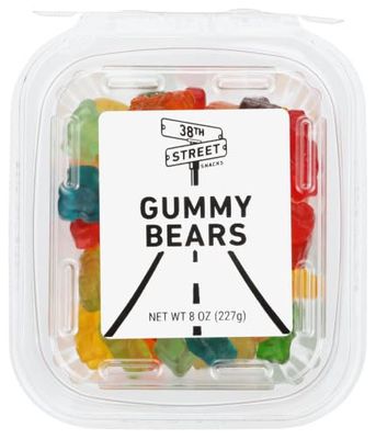 NineLife Basics 3.8th Street Gummy Bears Tub 8 oz (Pack of 12)