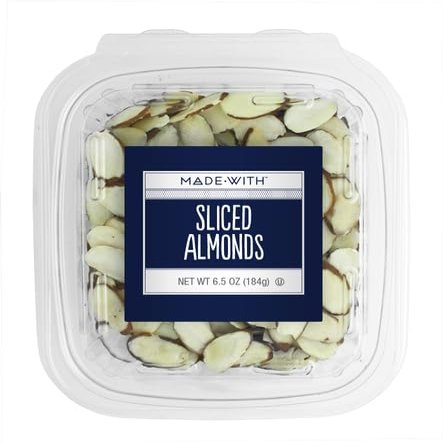NineLife Basics M.ade With Sliced Almonds Tub 6.5 oz (Pack of 12)
