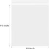 Clear Resealable Cellophane Plastic Bags Self Adhesive for Packaging Shirts, Clothing and Products,50 Pcs 10x14 Inches Self Sealing Cellophane Bags view 2