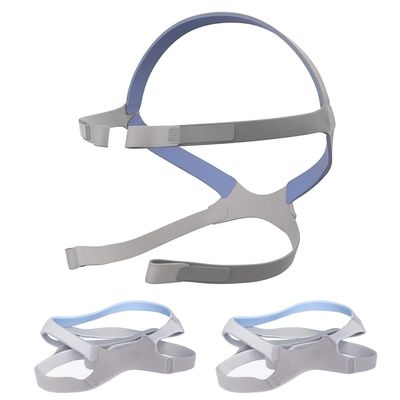 AICANMOU Replacement Nasal Guard Headgear, Universal Headgear for Mirage FX Nasal Guard, Elastic Fabric Strap Headgear Accessory (2), Standard, Gray