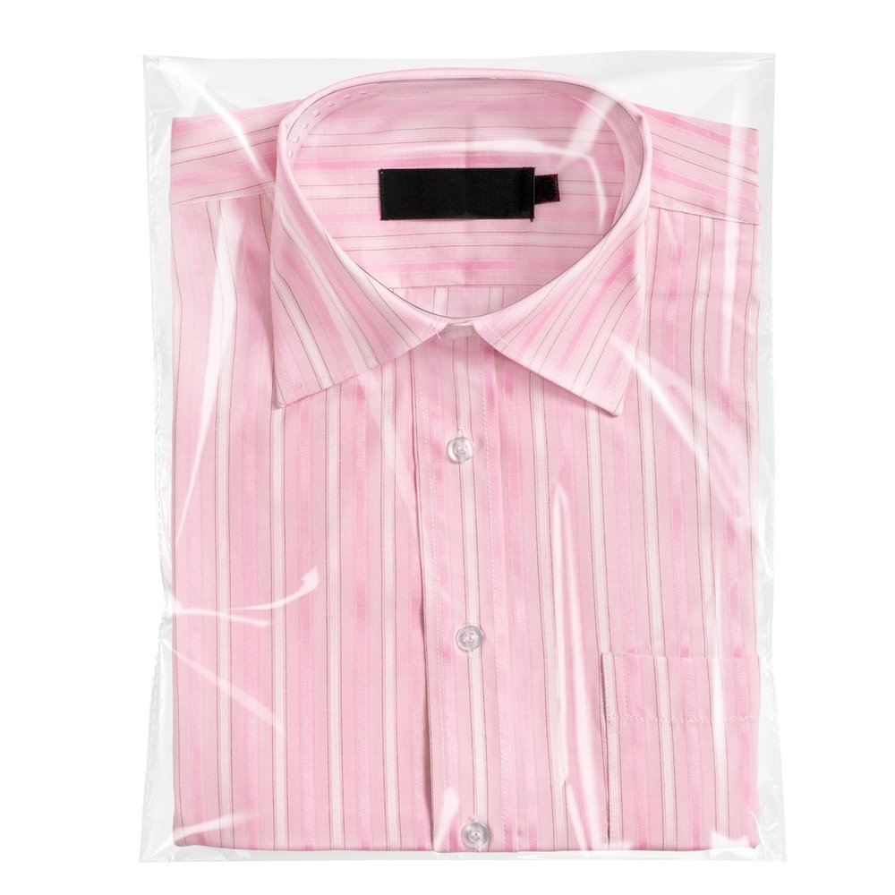 Clear Resealable Cellophane Plastic Bags Self Adhesive for Packaging Shirts, Clothing and Products,50 Pcs 11x15 Inches Self Sealing Cellophane Bags