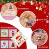 100 PCS Christmas Self Sealing Cellophane Bags for Cookie Snack Treat Goodie Goody Candy Gift Wrap Clear Ziplock Holiday Winter Santa Xmas Decor Bags Bulk Christmas Party Decorations Favors Supplies view 3