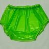 NineLife Basics Adult Incontinence PVC Diaper Covers, Loose Transparent Super Soft Incontinence Diaper Pants, PVC Drift Waterproof Pants Large Size Briefs, Soft Surface, Unisex (Green, Large) view 3