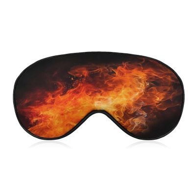 Sleep Mask Roaring Flame Light Blocking Sleeping Eye Mask, Eye Cover with Adjustable Strap Eye Sleep Shade Cover