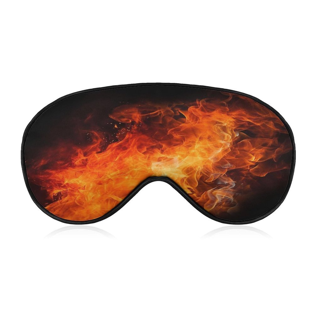 Sleep Mask Roaring Flame Light Blocking Sleeping Eye Mask, Eye Cover with Adjustable Strap Eye Sleep Shade Cover