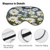 Sleep Mask Camomile Pattern Light Blocking Sleeping Eye Mask, Eye Cover with Adjustable Strap Eye Sleep Shade Cover view 3