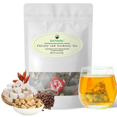 ZenVitality Organic Chicory And Gardenia Tea For Diabetics Supports Healthy Blood Sugar, Digestion, Weight & Sleep With Gardenia, Chicory Root, Dandelion Leaf Sugar Free Blend, Vegan & Caffeine Free
