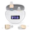 Hearing Aids For Seniors&Adults With Volume Adjustment,In-Ear Rechargeable Hearing Amplifiers With Charging Box For Mild To Moderate Hearing Loss,Digital Invisible Sound Voice Amplifier With Noise Reduction view 1