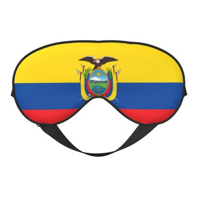 Sleep Masks Silky Flag of Ecuador Eye Cover Soft Satin Blindfold Elastic for Women Man Travel Nap - Silent Night Stars