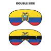 Sleep Masks Silky Flag of Ecuador Eye Cover Soft Satin Blindfold Elastic for Women Man Travel Nap - Silent Night Stars view 2