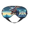 Sleep Masks Silky Roaring Dragon Eye Cover Soft Satin Blindfold Elastic for Women Man Travel Nap - Silent Night Stars view 1
