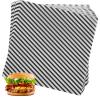 BlackOnVlm 200 Sheets 12x12" Wax Paper Deli Wax Paper, Checkered Food Basket Liners, Premium Food Wrap, Special for Wrapping Bread and Sandwiches view 2