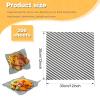 BlackOnVlm 200 Sheets 12x12" Wax Paper Deli Wax Paper, Checkered Food Basket Liners, Premium Food Wrap, Special for Wrapping Bread and Sandwiches view 4