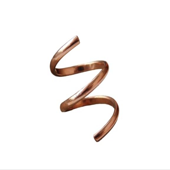 100% Solid Pure Copper finger splint rings | Arthritis Ring For Unisex | Splint Ring for PIP or DIP Joint | Arthritis Copper Ring Ladies Fingers Thumb Jewelry | Joints Fingers Thumb Ring, (4.5)