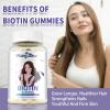 Wellcatcher Biotin Gummies for Hair Growth - Biotin Gummies for Strong Hair Nail Skin with Multivitamin Sugar Free Vegan Chewable Hair Growth Gummy for Women Men Kids Blueberry Flavored 60-Day Supply view 3