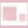 Light Pink Napkin 50 Pieces 3-ply Disposable Cocktail Napkins Beverage Napkins Dessert Napkins Paper Napkins for Wedding Birthday Party Paper Dinner Napkins Suitable for Party Supplies view 3