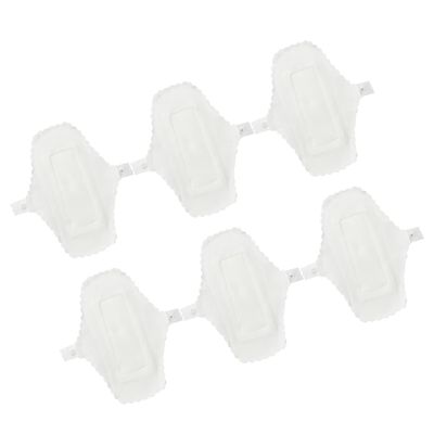 HAPINARY 6pcs Washable Reusable Sanitary Pads Set Cloth Lining for Women for Travel Easy to Fix Use Soft Comfortable