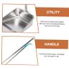 Cabilock Stainless Steel 1 Set Household Broom and Dustpan Set Sturdy Cleaning Tools for Home and Dorm view 3