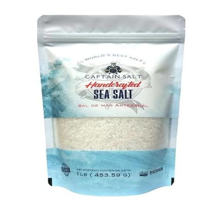 Organic Mineral Sea Salt | Premium Colima Sea Salt | Natural Grain | 82+ Minerals | Kosher | Additive Free | Handcrafted