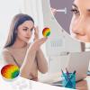 ZXDSKGYN Contact Lens Case Sunflower Rainbow Portable Travel Contact Lens Box Contact Lens Storage Box view 4