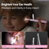 15 Pack Ear Wax Removal Tool Kit with Light - LED Ear Cleaning Kit, Ear Wax Removal for Kids and Adults, Ear Cleaning Tool, Ear Picker Spoon & Ear Tweezers & Spiral Spring Ear Spoon Pink view 3