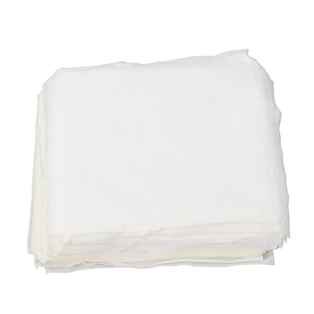 100PCS Microfiber Cleaning Cloth, 6 Inch White Anti Static Dusting Cloth Cleaning Cloth for Glasses Lens Eyeglasses Cameras Screens
