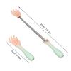 GLOGLOW Electric Back Scratcher, 7.5 to 17.7in Extendable Back Scratcher Vibration Telescoping Back Body Massager Itch Reliever Tool for Adults Husband Friend Men Women(Gradient Color) view 3