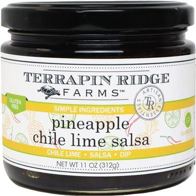 Terrapin Ridge Farms Pineapple Chile Lime Salsa Sweet and Spicy Gourmet Dip 11 oz Jar