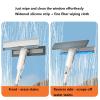 RRRYYYZZ Spray Window Squeegee with Extension Pole with Sewage Collector and 3 Pads, 4 in 1 Window Washing Kit with Extension Pole Car Window Cleaner Tool for Bathroom,Window,Mirror,Tile Wall view 4