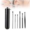 CAJDEOPYE Earwax Cleaner Tool Set,2024 Upgrade Stainless Steel Ear Cleaner Sets,Household Portable Manual Ear Wax Removal Kit for Men and Women /1456, Black, 464895 view 1