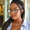 2SeeLife Small Cat Eye Reading Glasses for Women  Narrow-Medium Fit, Sturdy Frame, Spring Hinges, Premium Funky Readers, Black, +1.50 view 3