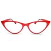 2SeeLife Small Cat Eye Reading Glasses for Women  Narrow-Medium Fit, Sturdy Frame, Spring Hinges, Premium Funky Readers, Red, +2.75 view 1