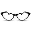 2SeeLife Small Cat Eye Reading Glasses for Women  Narrow-Medium Fit, Sturdy Frame, Spring Hinges, Premium Funky Readers, Black, +2.00 view 1