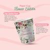 ONETIMEPACK Flower Party Paper Cups for Hot Cold Drinks, Disposable Drinking Tea Coffee Cups for Birthday Supplies (50, 13 oz) view 3