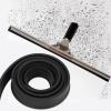 2Roll Rubber Squeegee Replacement Blades,Squeegee Replacement Stainless,41 Inch Squeegee Blade Silicone Squeegee Rubber Replacement Stainless Steel Window Glass Wiper Cleaner Acces view 2