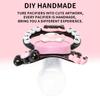 CutiePlusU Adult Sized Pacifier Dummy for Adult DIY Handmade Adult Pacifiers- Pink Kitten view 3