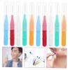 BUGUUYO 50pcs Interdental Brush for Braces Brush Picks for Braces Long Handle Dental Oral Cleaner view 4