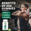 EAA Gummies Essential Amino Acids - All 9 Essential Aminos and All Branched-Chain Aminos (BCAAs) with Muscle Recovery, Energy Support Sugar Free Green Apple Flavor 30 Servings view 2