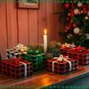 Buffalo Plaid Wrapping Paper - 240 Sheets, Red, Green, White, Black - 20x20 inch - Gift Wrapping, DIY Gift Bags, New Year Decor view 4