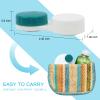 Aoutrow 16 Pack Contact Lens Case Box, Mini Contact Lens Case, Colorful Bulk Box Holder Container view 2
