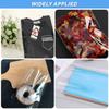erioctry 100Pcs 13.5 x 16 Inch Large Clear Flat Cellophane Treat Bags with Adhesive Closure Packaging Bags for Food Storage Clothing Artwork Document Party Gift Wrapping view 3