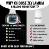 Zeylamum Creatine Chews Tablets for Men & Women, Creatine Monohydrate, 99% Absorption with Liposomal & Micronized, 60 Servings view 4