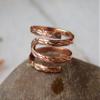 100% Solid Pure Copper finger splint rings | Arthritis Ring For Adjustable | Splint Ring for PIP or DIP Joint | Arthritis Copper Ring Ladies Fingers Thumb Jewelry | Joints Fingers Thumb Ring, (ADJUSTABL:10-12) view 2