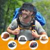 Mosquito Head Net for Insects, 2 Pack, Premium Bug Net for Head, Fly & Bug Protection | Ultra Large & Long, Finest Holes for Camping, Hiking, Fishing, Gardening, Fits All Hats for Men & Women view 4