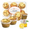 Low Carb Lemon Muffins 6 Pcs (1-Pack) by Carb-o-licious - Delicious Keto Mini Muffins with Only 2 Net Carbs, 9g Protein - Sugar Free Cupcake Style Healthy Snack Made, Almond Flour, Low-Carb Treat view 1