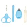 Baby Nail Scissors, Baby Nail Clippers 4 in 1 Baby Nail Care Set Kids Nail Clippers with Cute Case,Baby Nail Clipper,Scissor,Nail File & Tweezer for Newborn,Infant,Toddler,Kids view 3